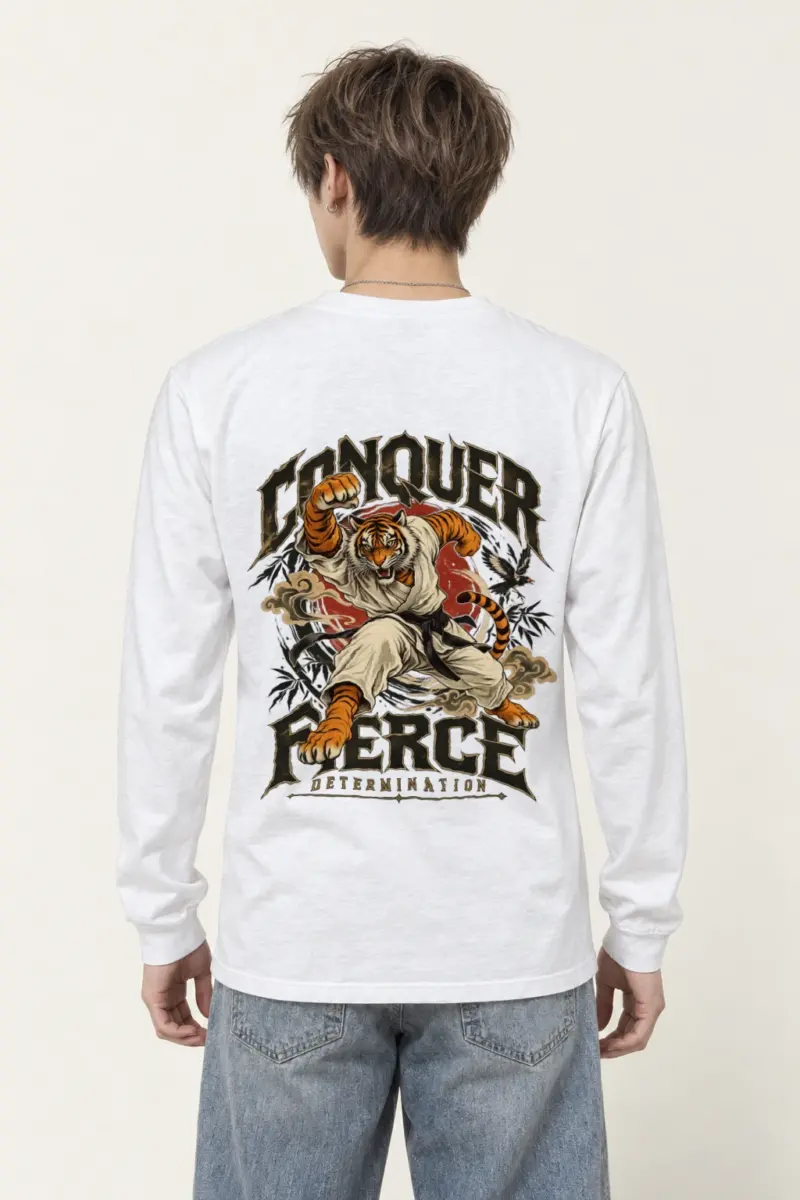 "Conquer Fierce Determination" Unisex Longsleeve T-shirt