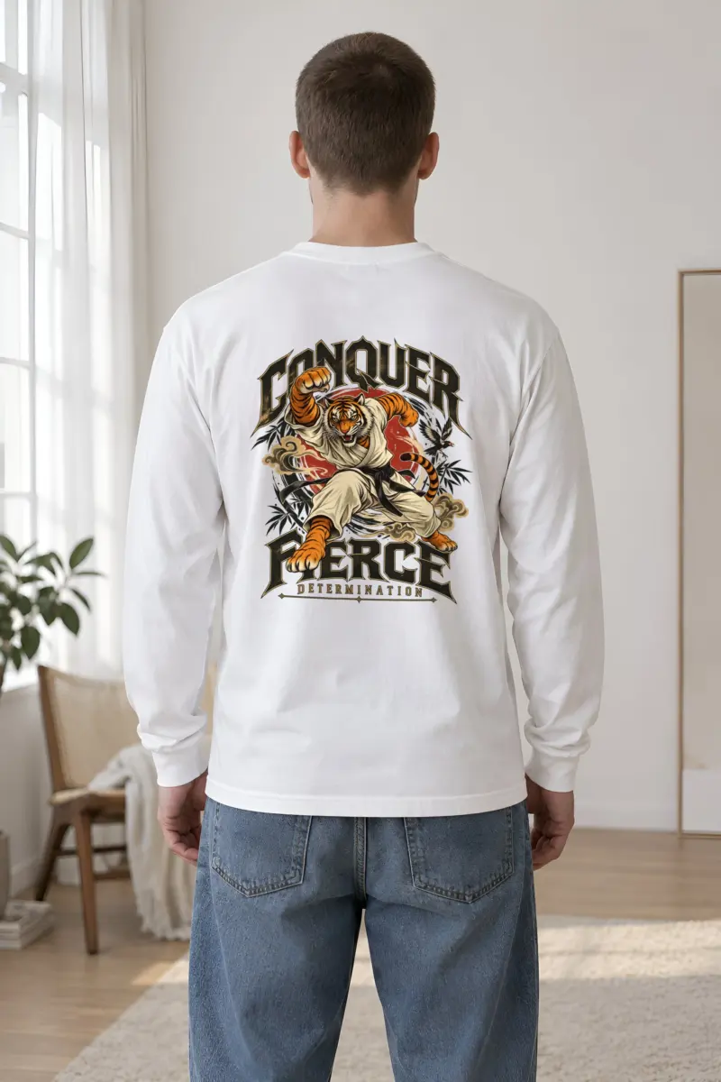 "Conquer Fierce Determination" Unisex Longsleeve T-shirt