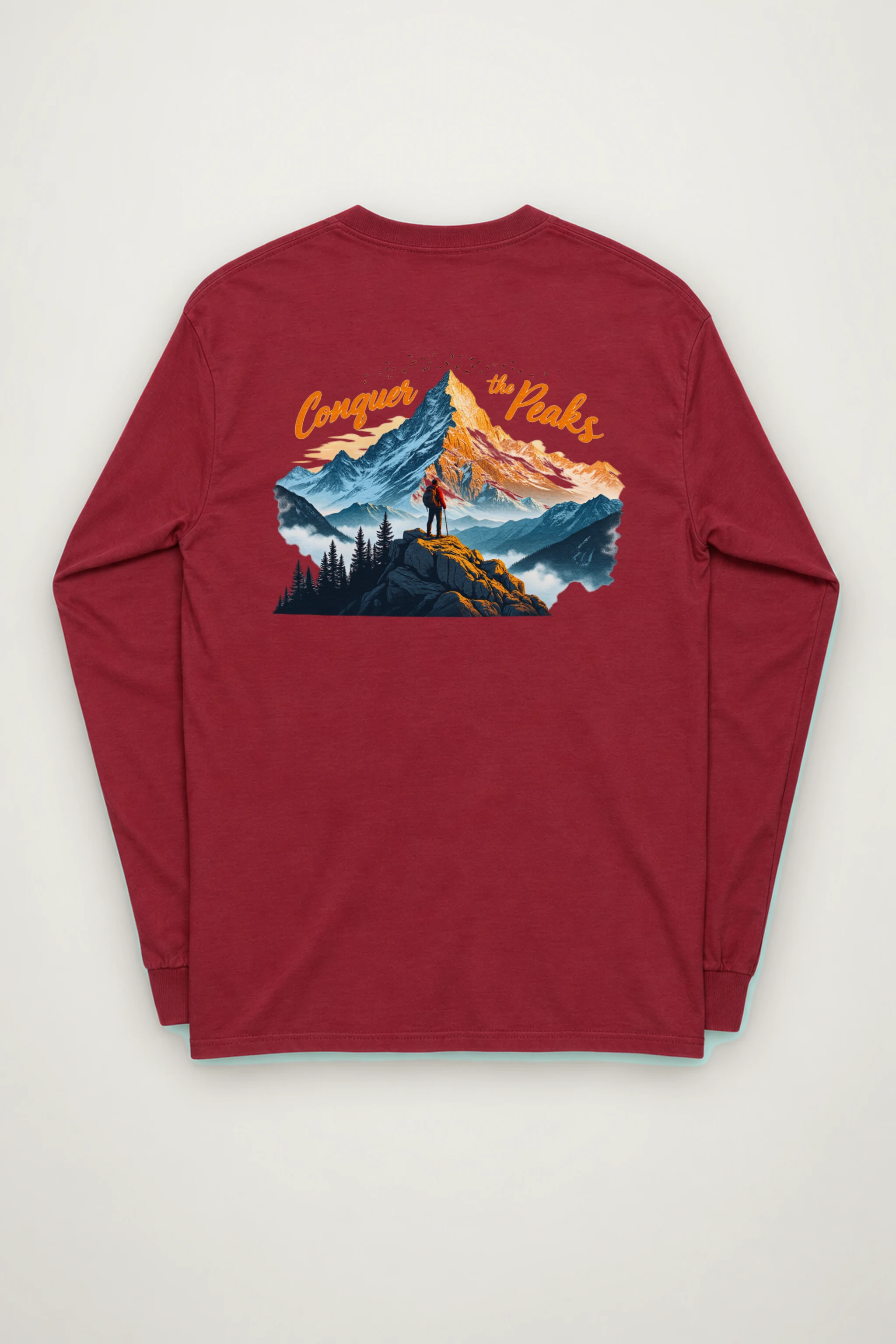 "Conquer The Peaks" Unisex Longsleeve T-shirt