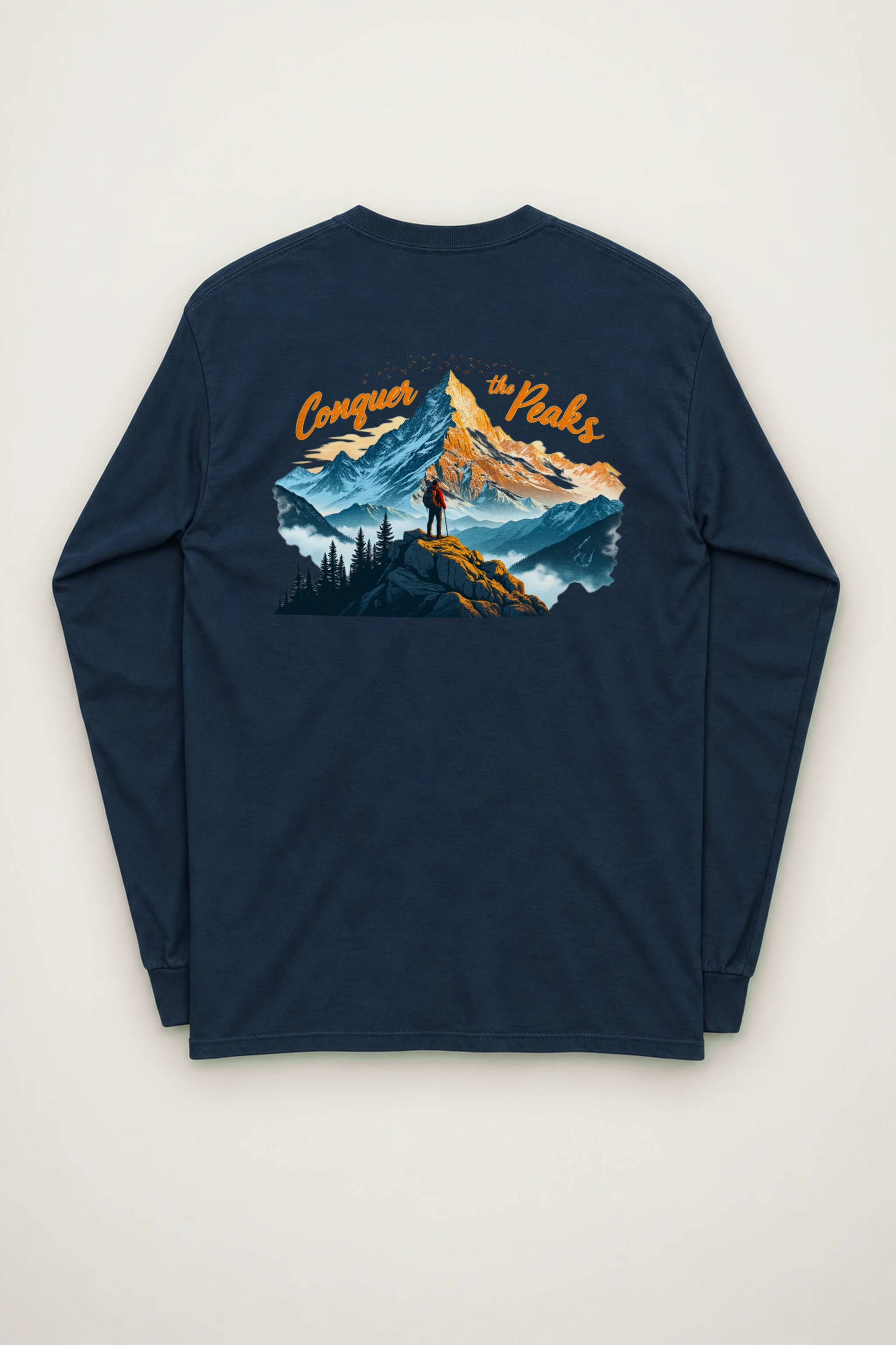 "Conquer The Peaks" Unisex Longsleeve T-shirt