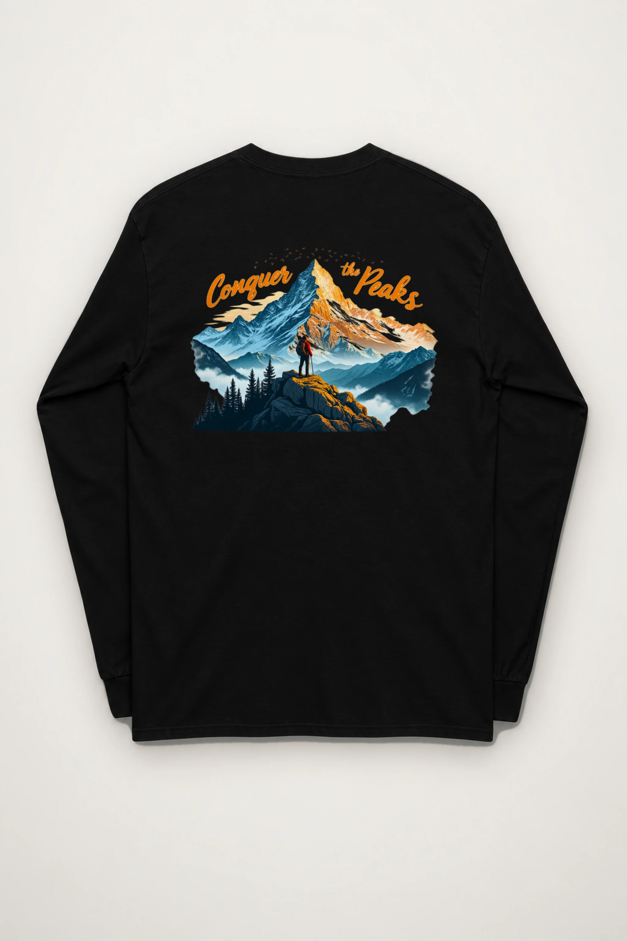 "Conquer The Peaks" Unisex Longsleeve T-shirt