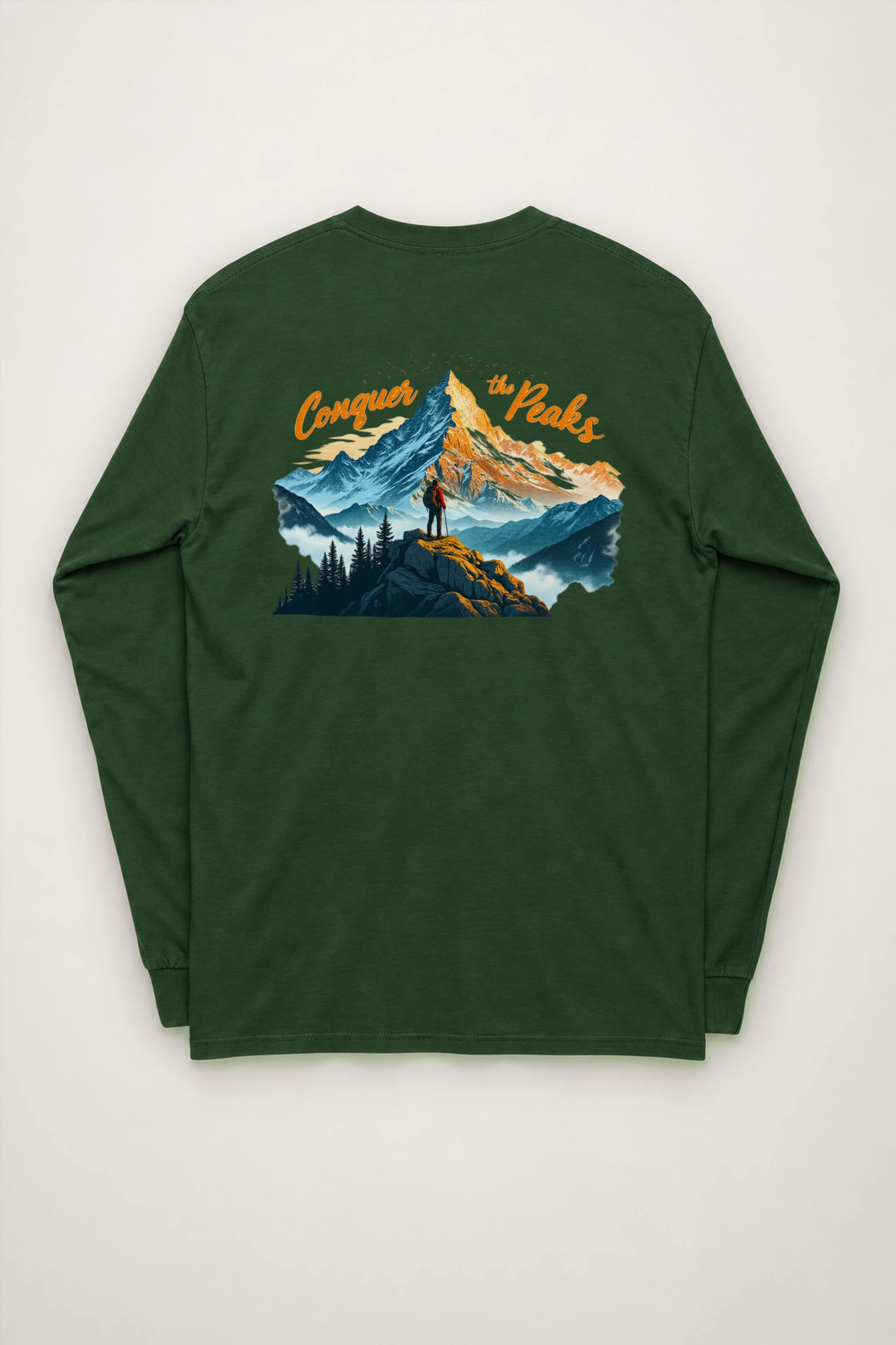 "Conquer The Peaks" Unisex Longsleeve T-shirt