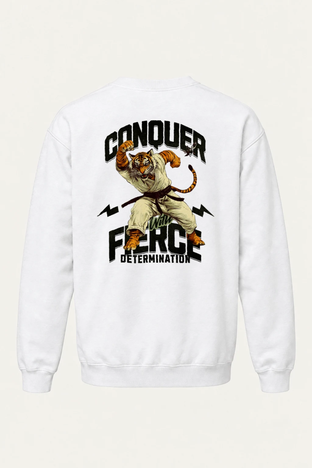 "Conquer Will" Heavy Blend Unisex Crewneck Sweatshirt | Gildan 18000