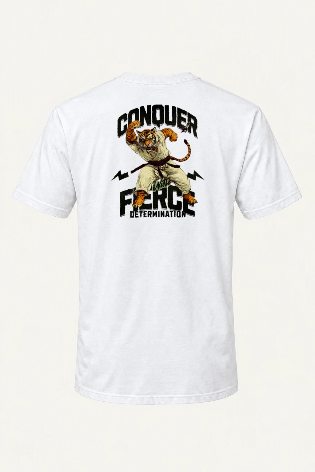 "Conquer Will" Heavyweight Unisex Crewneck T-shirt | Gildan 5000