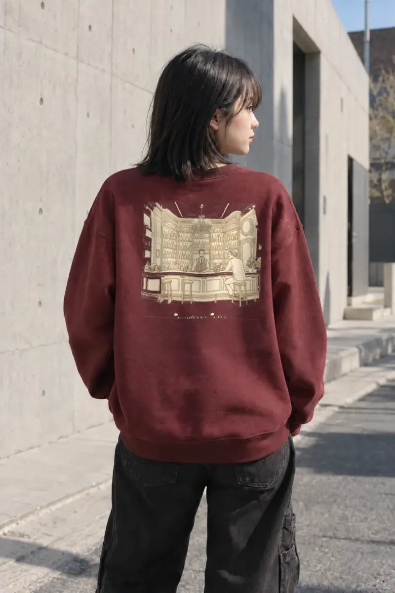 "Conversations Over Cocktails" Heavy Blend Unisex Crewneck Sweatshirt | Gildan 18000