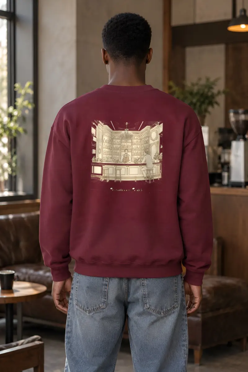 "Conversations Over Cocktails" Heavy Blend Unisex Crewneck Sweatshirt