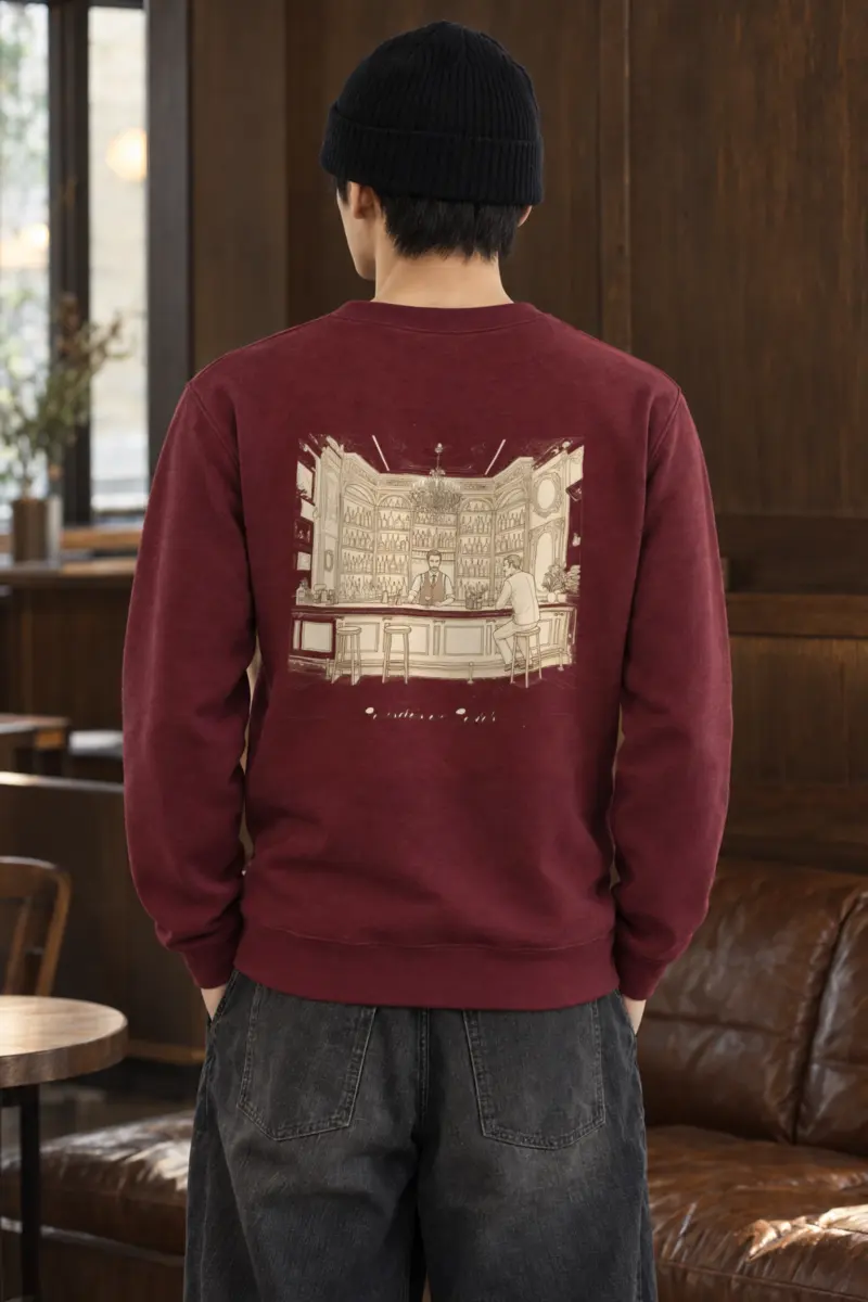 "Conversations Over Cocktails" Heavy Blend Unisex Crewneck Sweatshirt