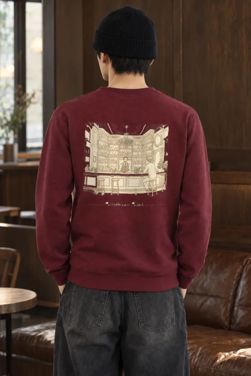 "Conversations Over Cocktails" Heavy Blend Unisex Crewneck Sweatshirt