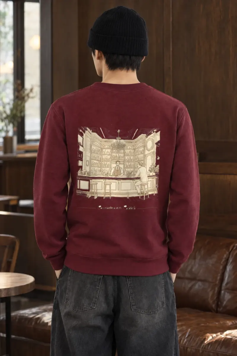 "Conversations Over Cocktails" Heavy Blend Unisex Crewneck Sweatshirt