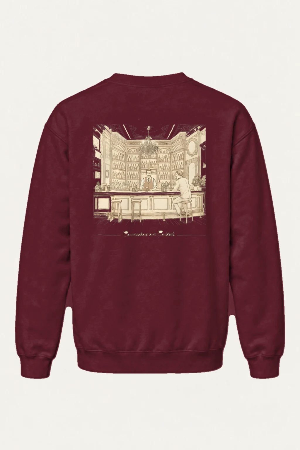 "Conversations Over Cocktails" Heavy Blend Unisex Crewneck Sweatshirt | Gildan 18000