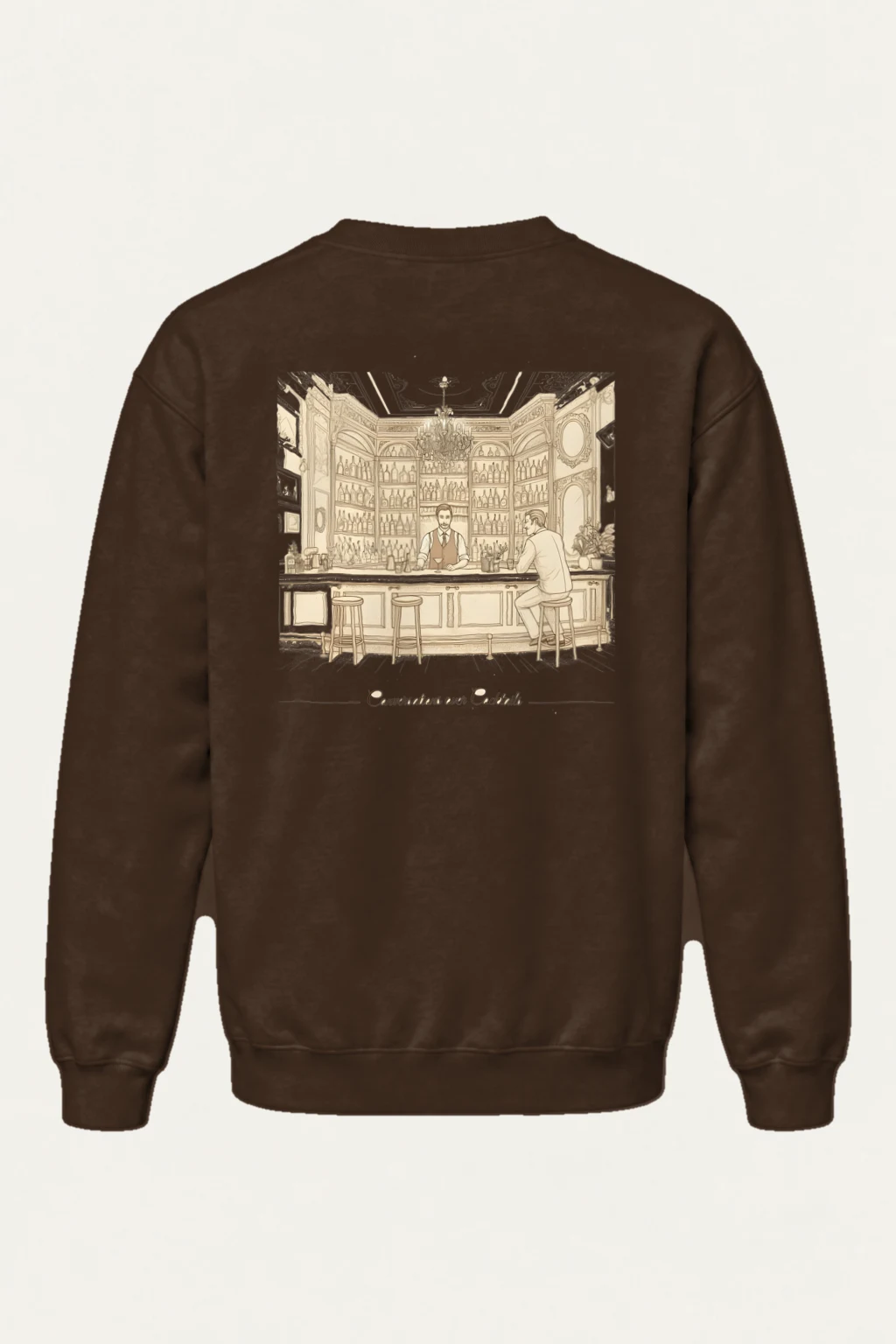 "Conversations Over Cocktails" Heavy Blend Unisex Crewneck Sweatshirt | Gildan 18000