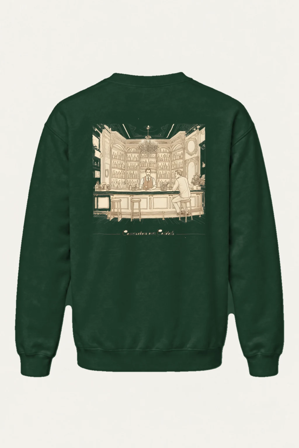 "Conversations Over Cocktails" Heavy Blend Unisex Crewneck Sweatshirt | Gildan 18000