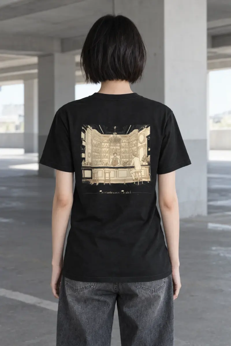 "Conversations Over Cocktails" Heavyweight Unisex Crewneck T-shirt