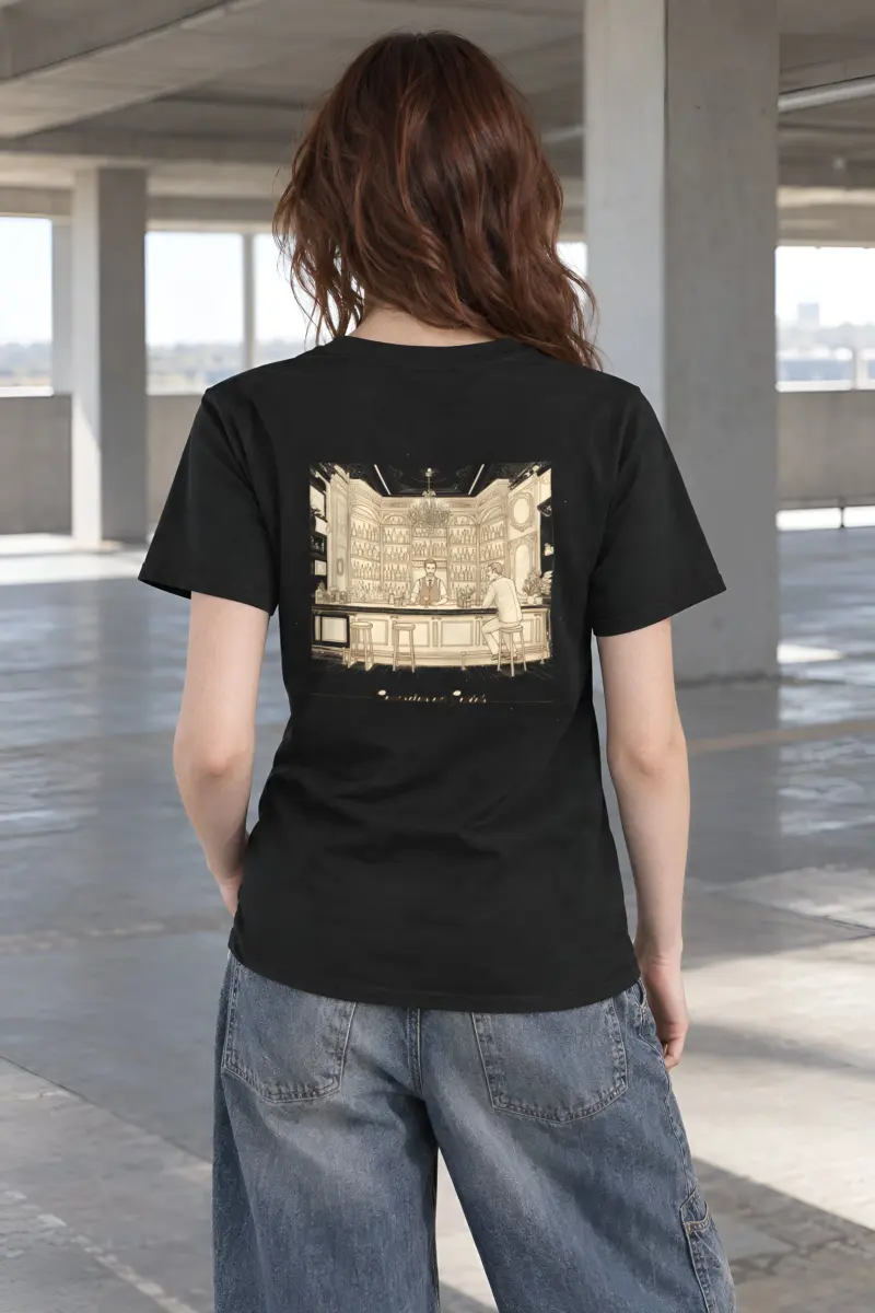 "Conversations Over Cocktails" Heavyweight Unisex Crewneck T-shirt