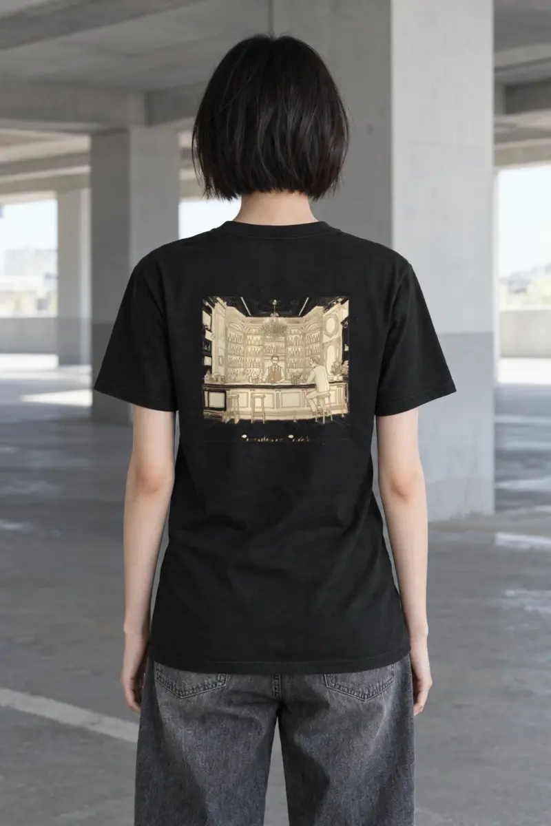 "Conversations Over Cocktails" Heavyweight Unisex Crewneck T-shirt