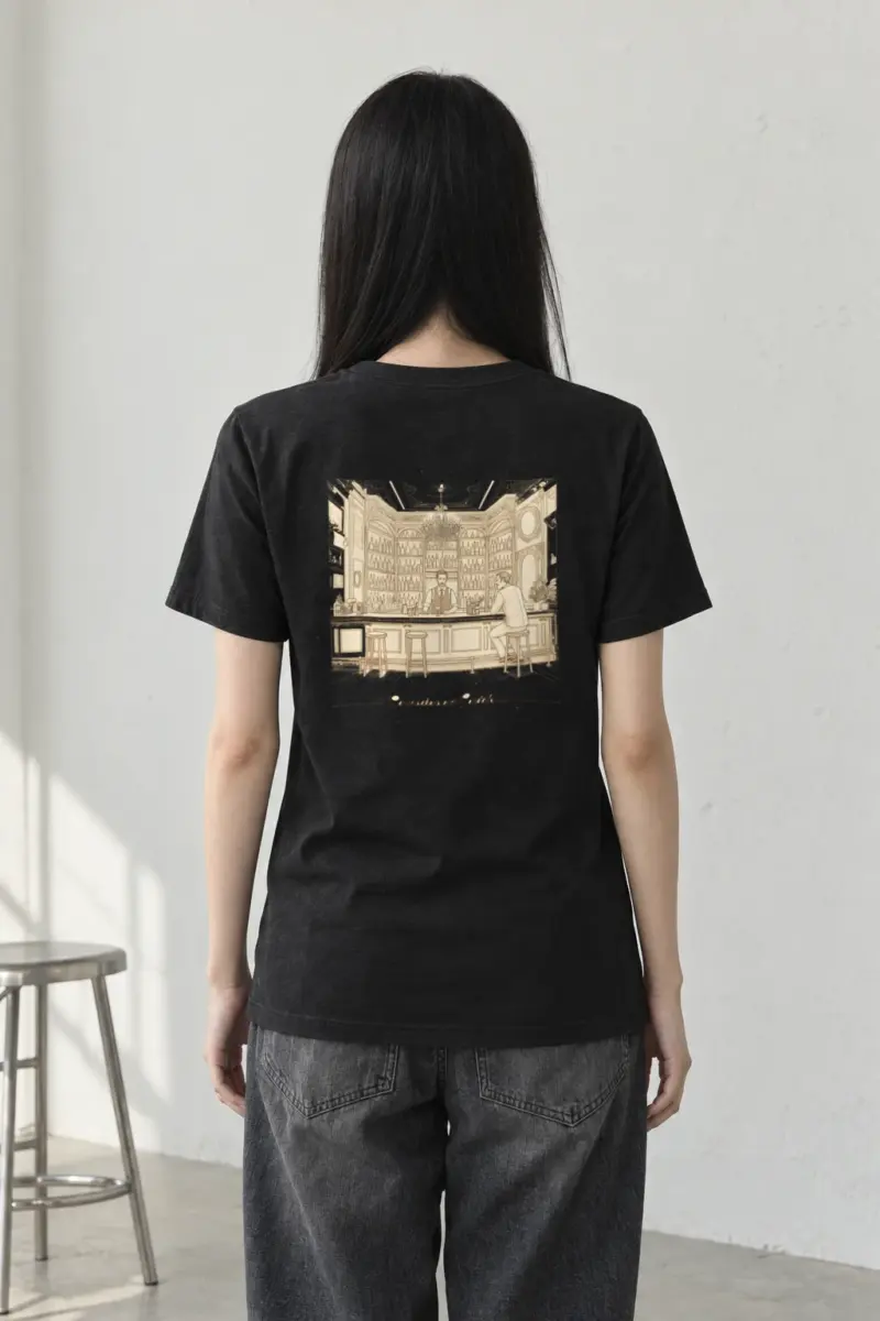 "Conversations Over Cocktails" Heavyweight Unisex Crewneck T-shirt