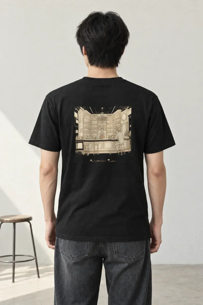 "Conversations Over Cocktails" Heavyweight Unisex Crewneck T-shirt