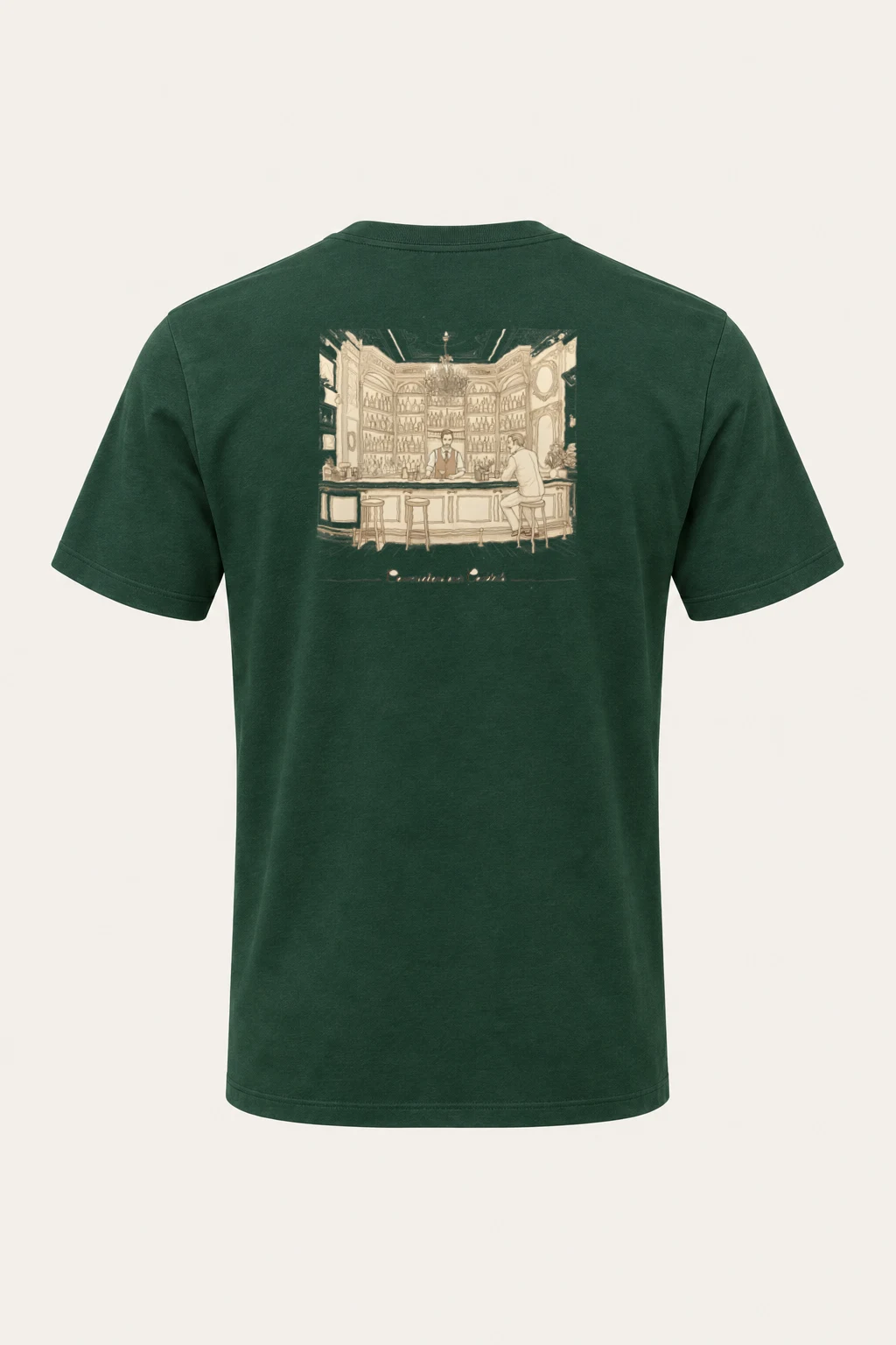 "Conversations Over Cocktails" Heavyweight Unisex Crewneck T-shirt | Gildan 5000