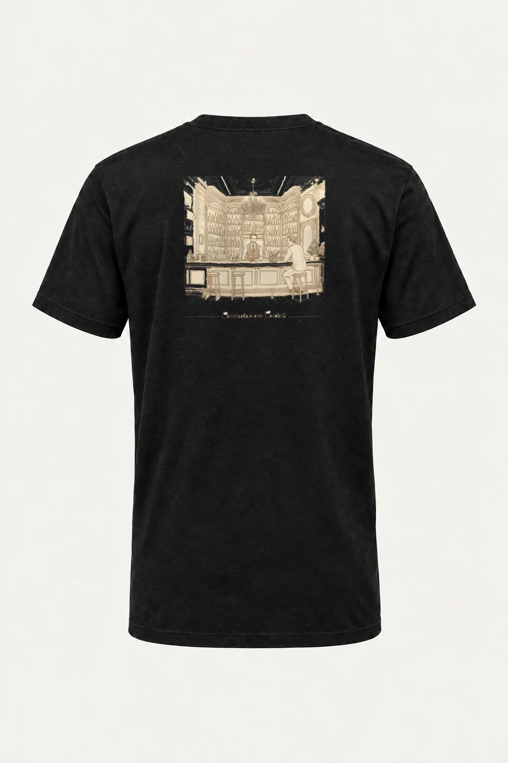 "Conversations Over Cocktails" Heavyweight Unisex Crewneck T-shirt | Gildan 5000