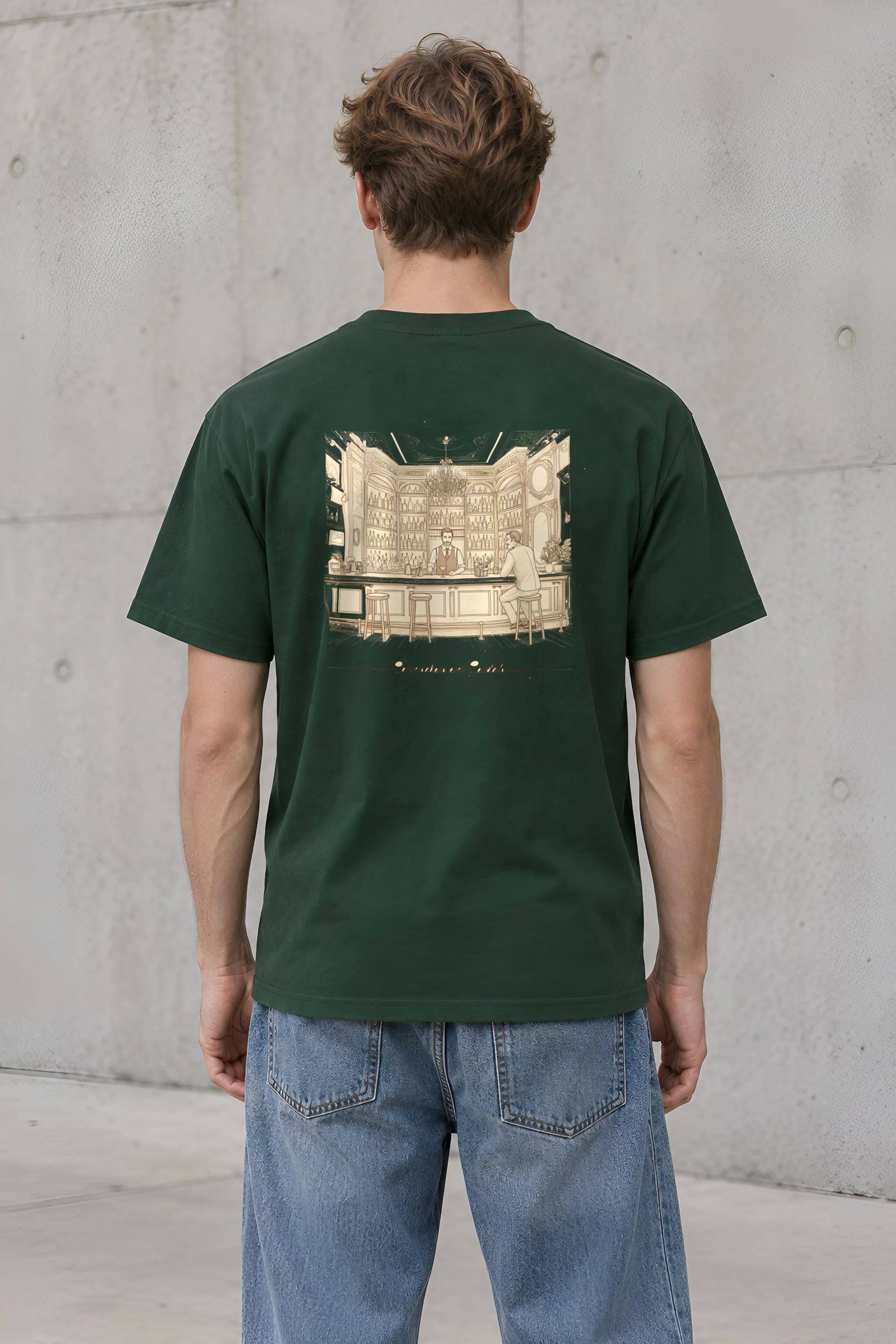 "Conversations Over Cocktails" Heavyweight Unisex Crewneck T-shirt