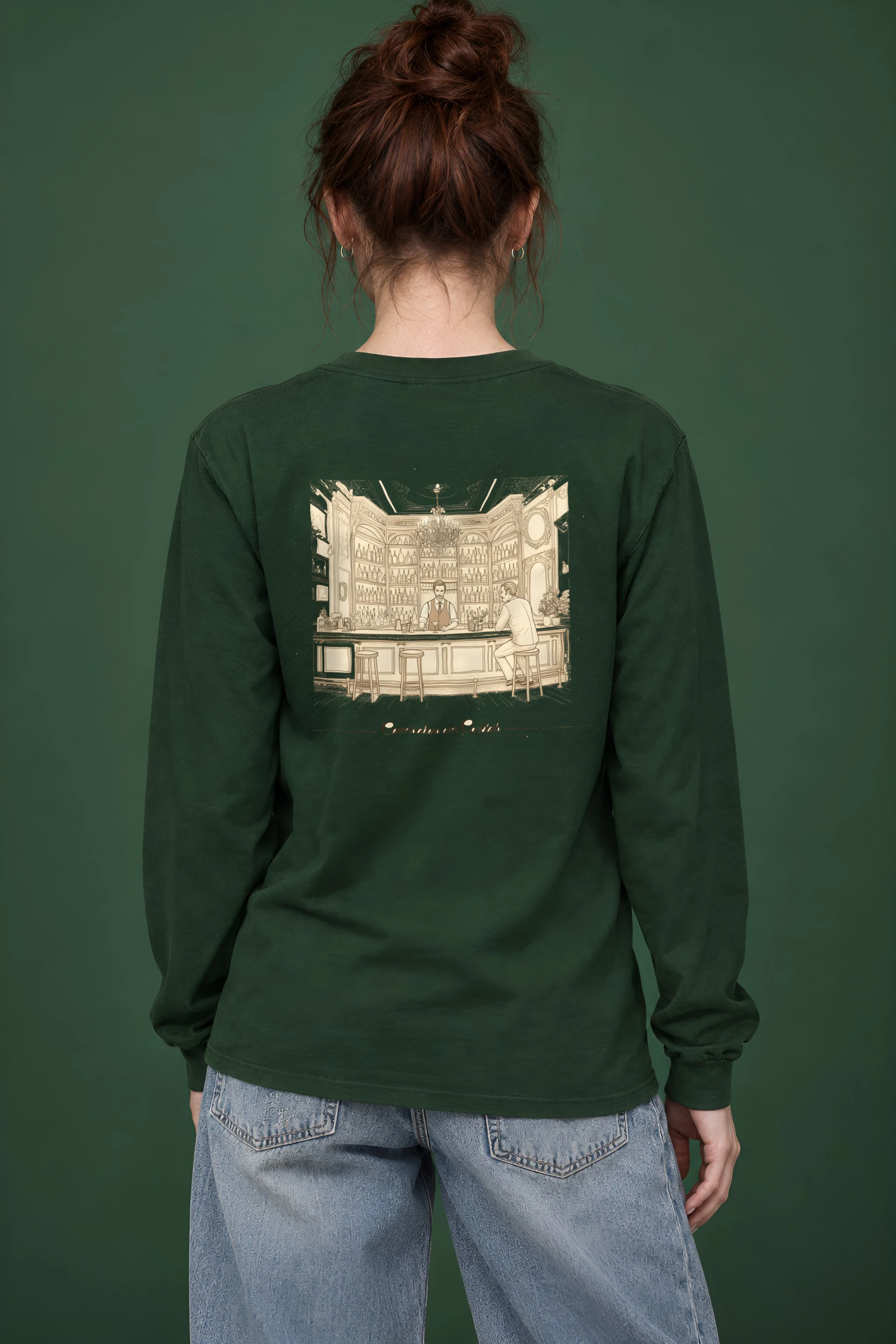 "Conversations Over Cocktails" Unisex Longsleeve T-shirt