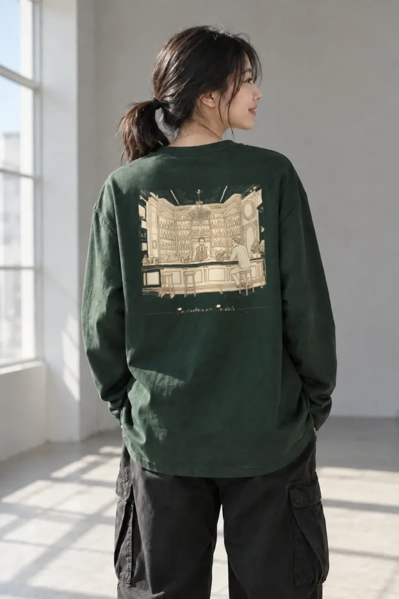 "Conversations Over Cocktails" Unisex Longsleeve T-shirt | Gildan 2400