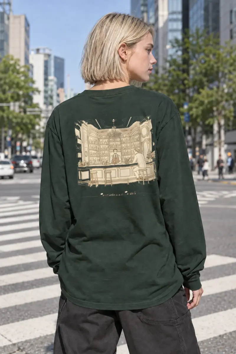 "Conversations Over Cocktails" Unisex Longsleeve T-shirt | Gildan 2400