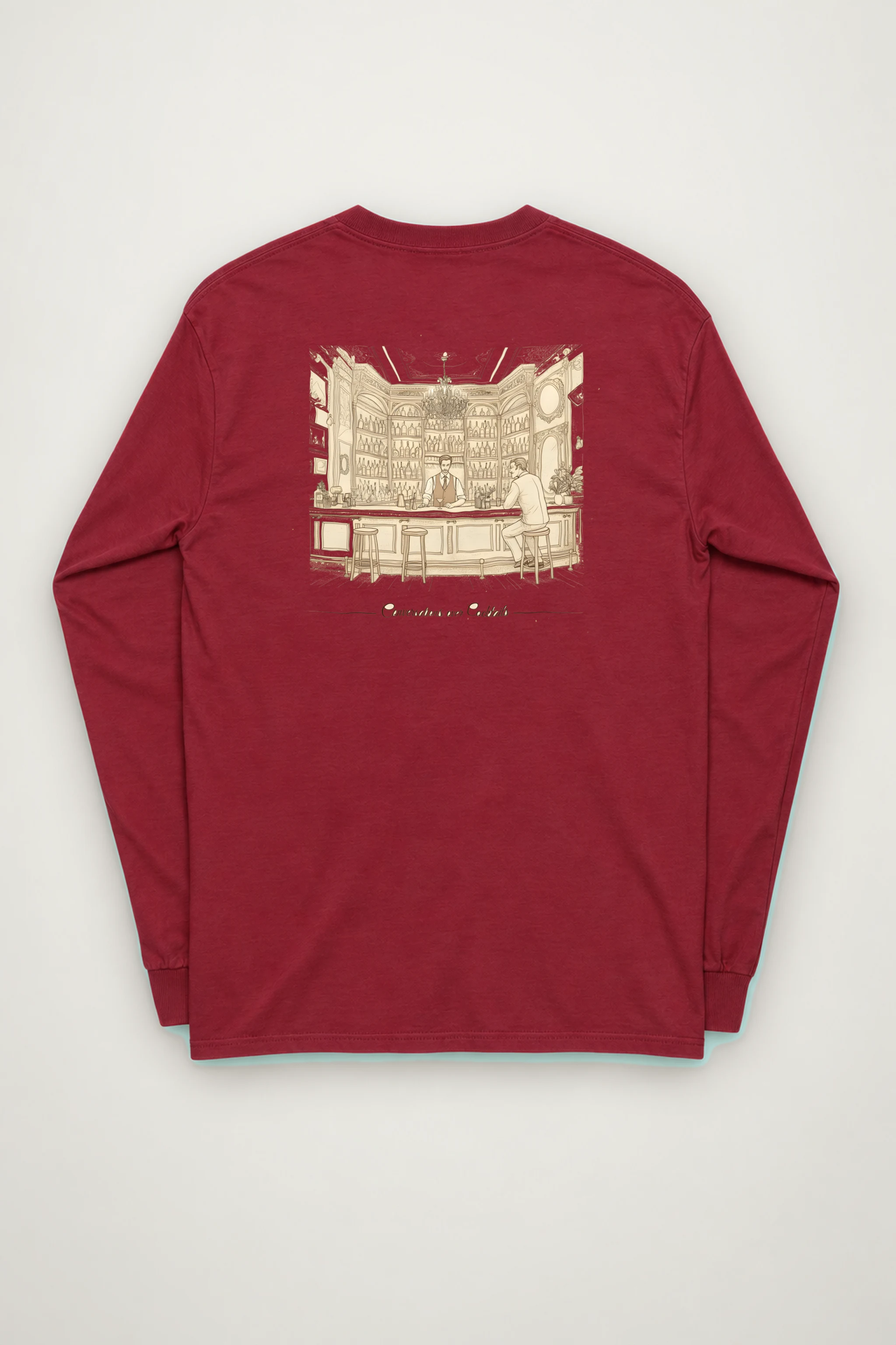 "Conversations Over Cocktails" Unisex Longsleeve T-shirt
