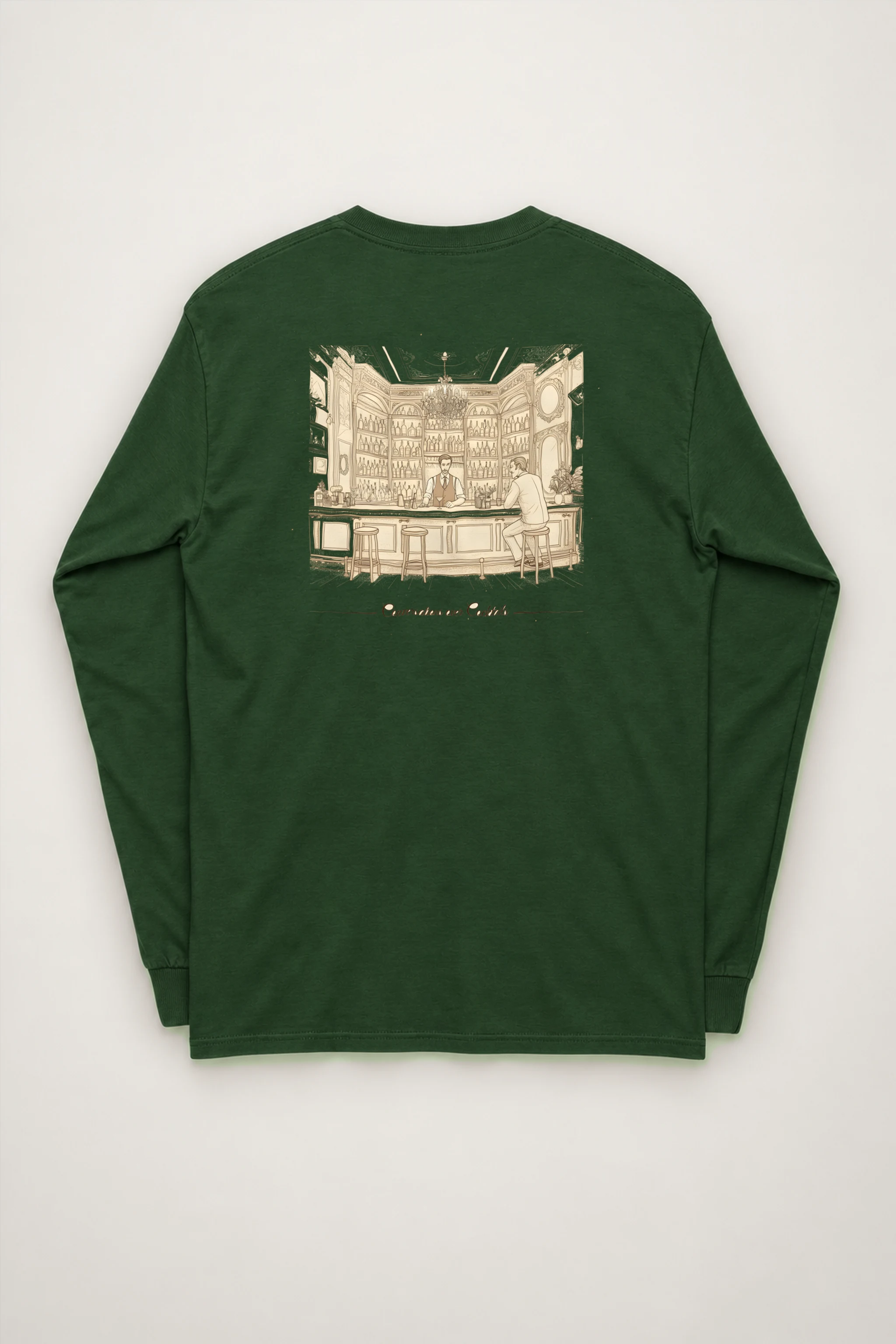 "Conversations Over Cocktails" Unisex Longsleeve T-shirt