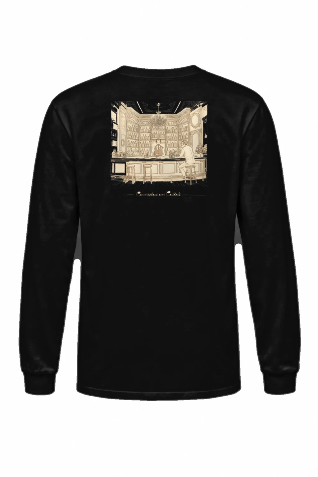 "Conversations Over Cocktails" Unisex Longsleeve T-shirt | Gildan 2400