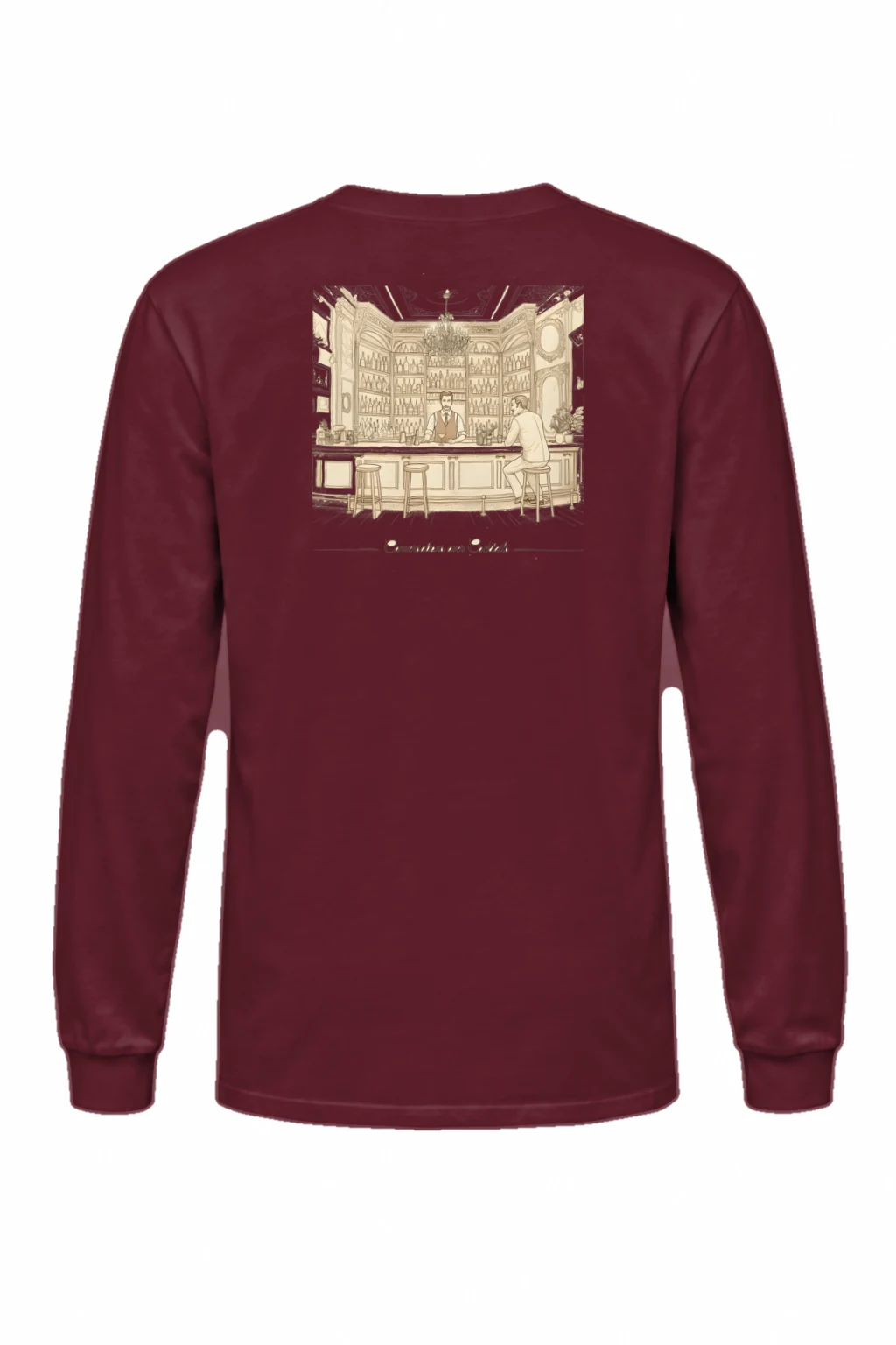 "Conversations Over Cocktails" Unisex Longsleeve T-shirt | Gildan 2400