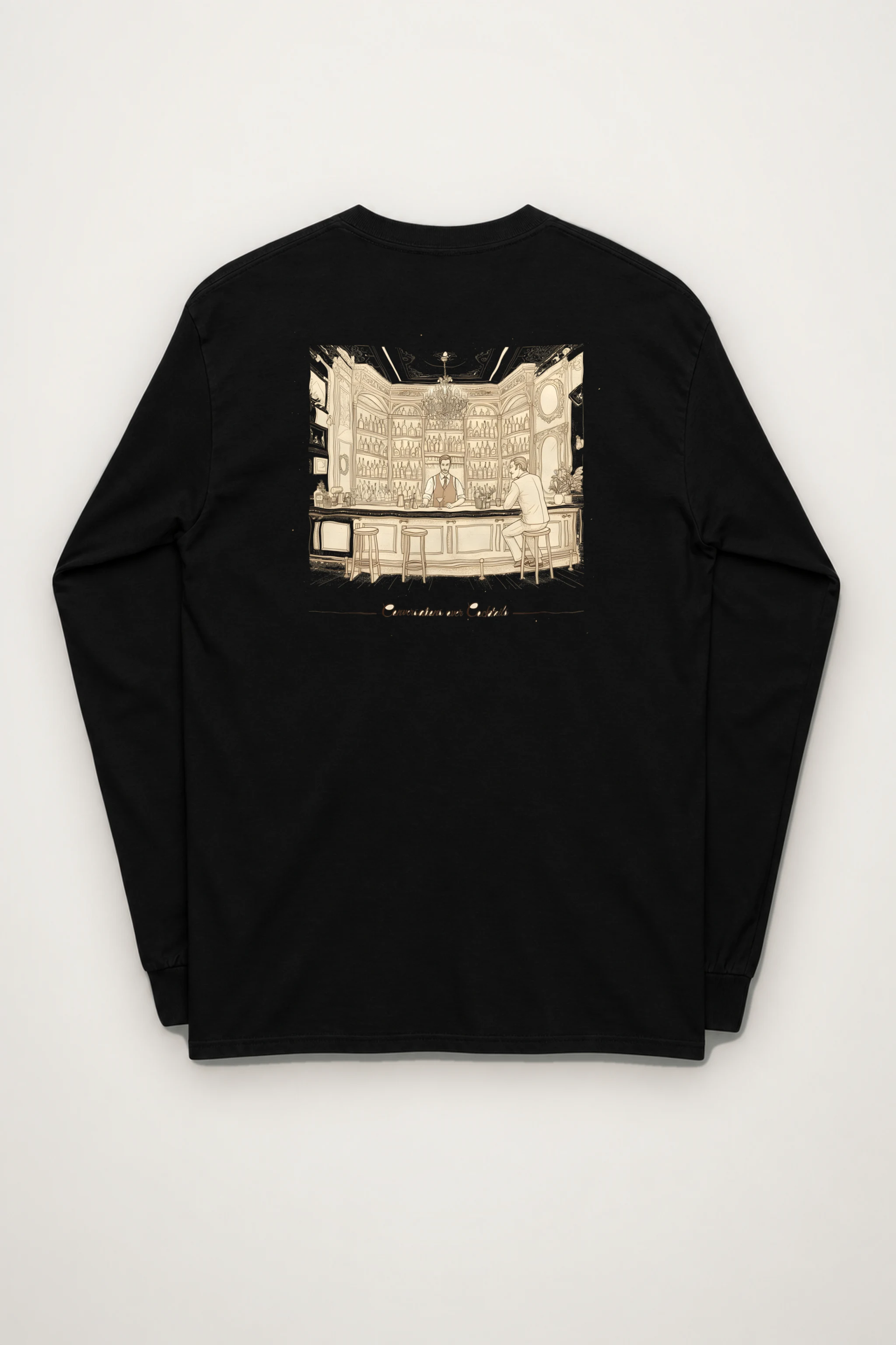 "Conversations Over Cocktails" Unisex Longsleeve T-shirt