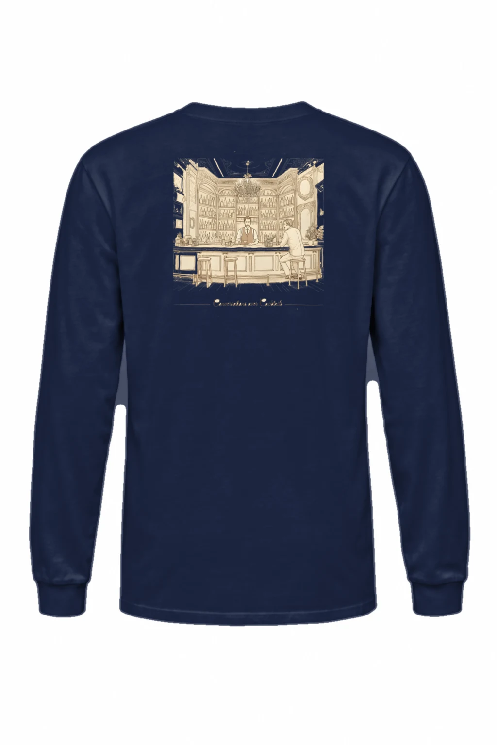 "Conversations Over Cocktails" Unisex Longsleeve T-shirt | Gildan 2400