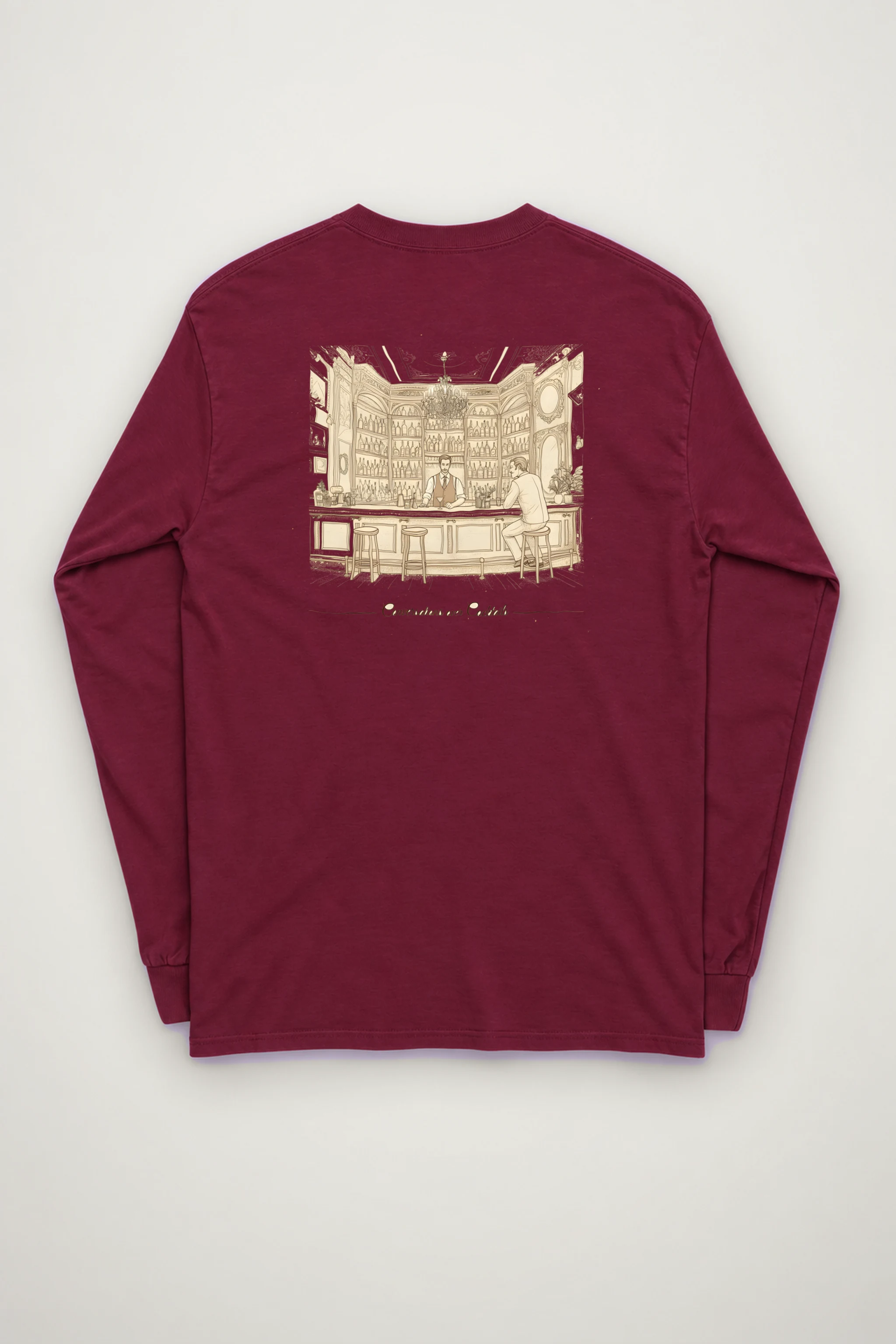 "Conversations Over Cocktails" Unisex Longsleeve T-shirt