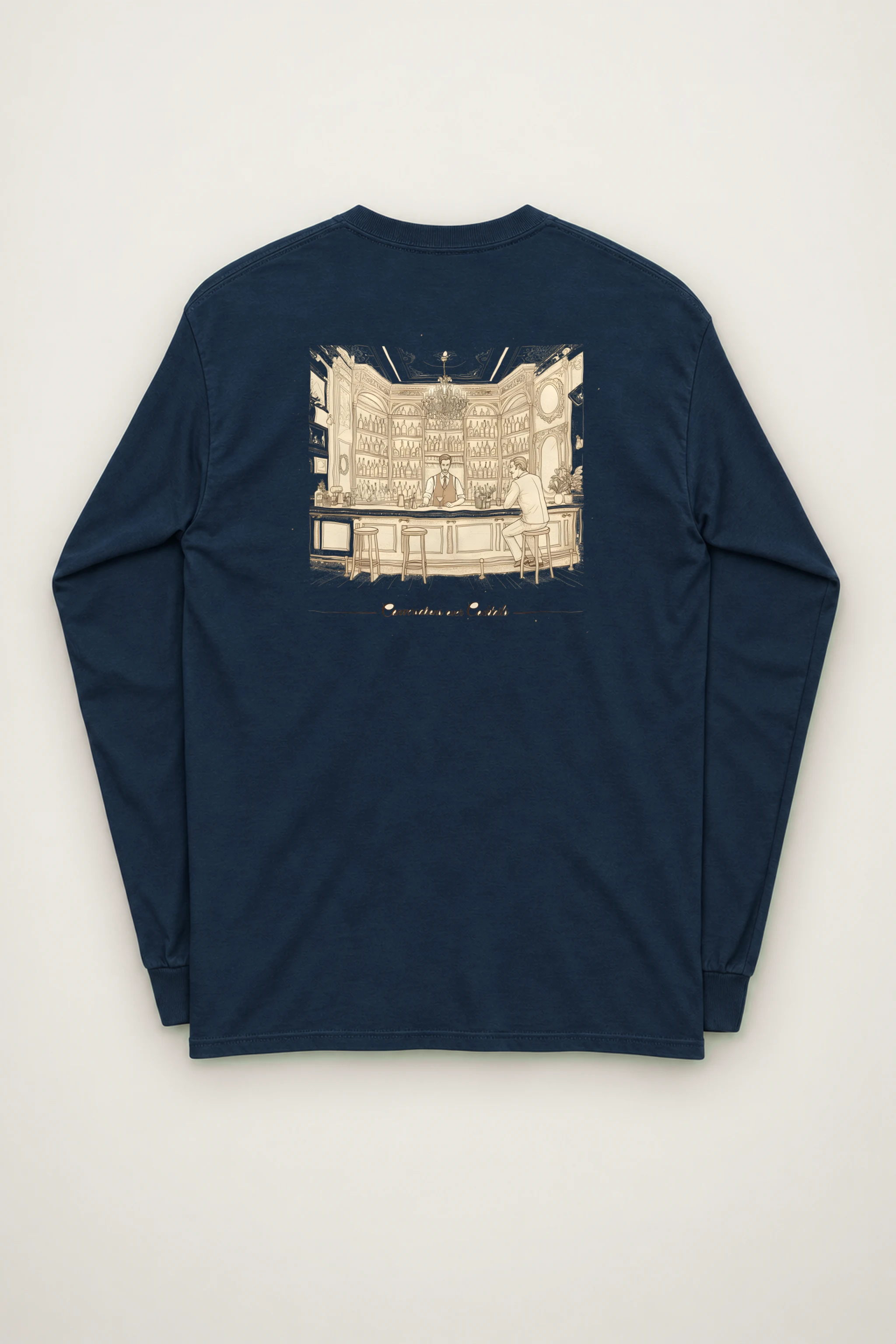 "Conversations Over Cocktails" Unisex Longsleeve T-shirt