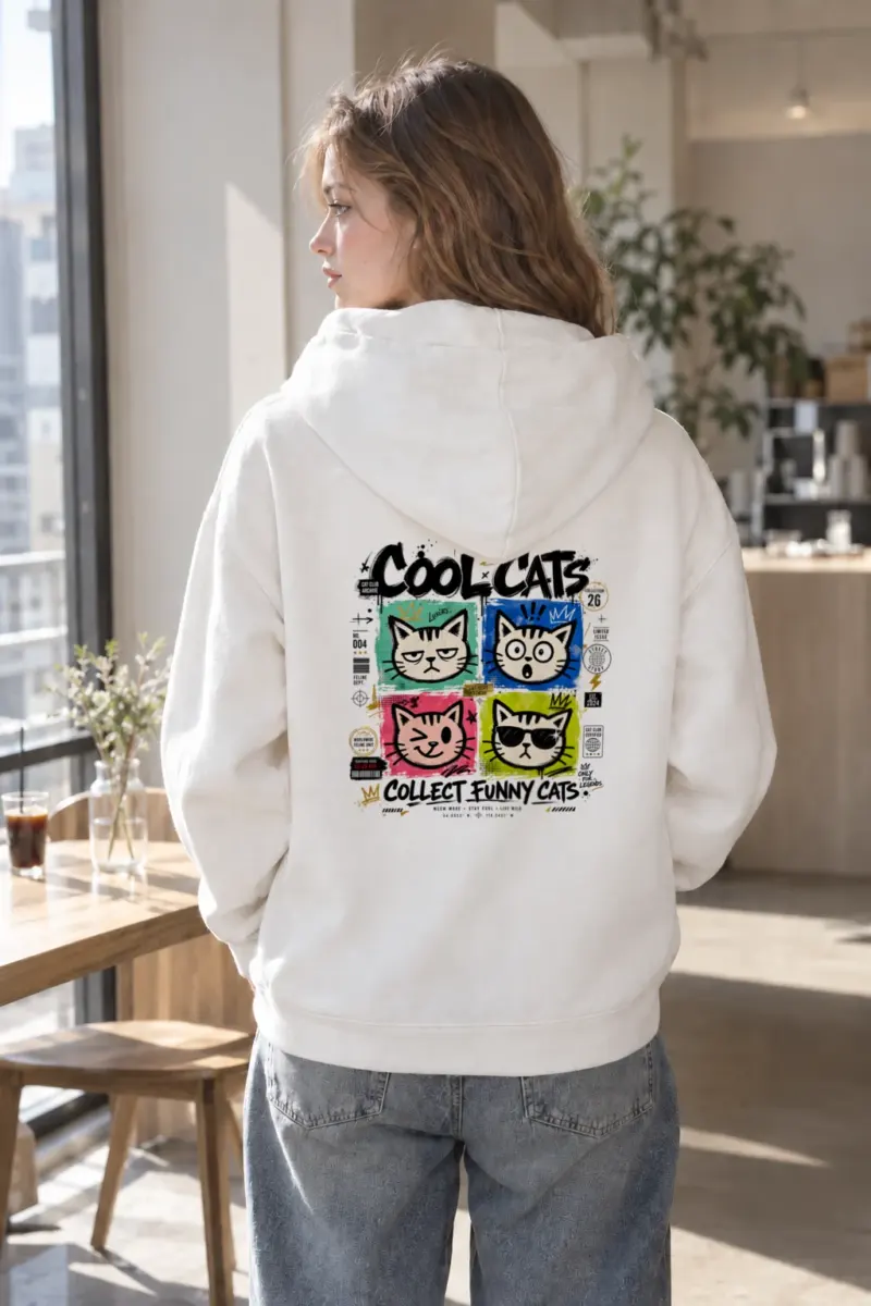 "Cool Cats Archive" Heavy Blend Unisex Pullover Hoodie | Gildan 18500