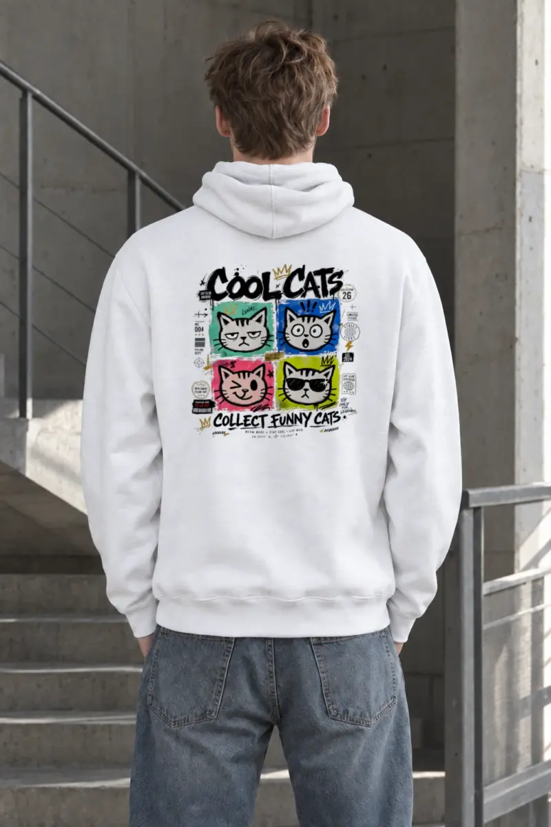 "Cool Cats Archive" Heavy Blend Unisex Pullover Hoodie