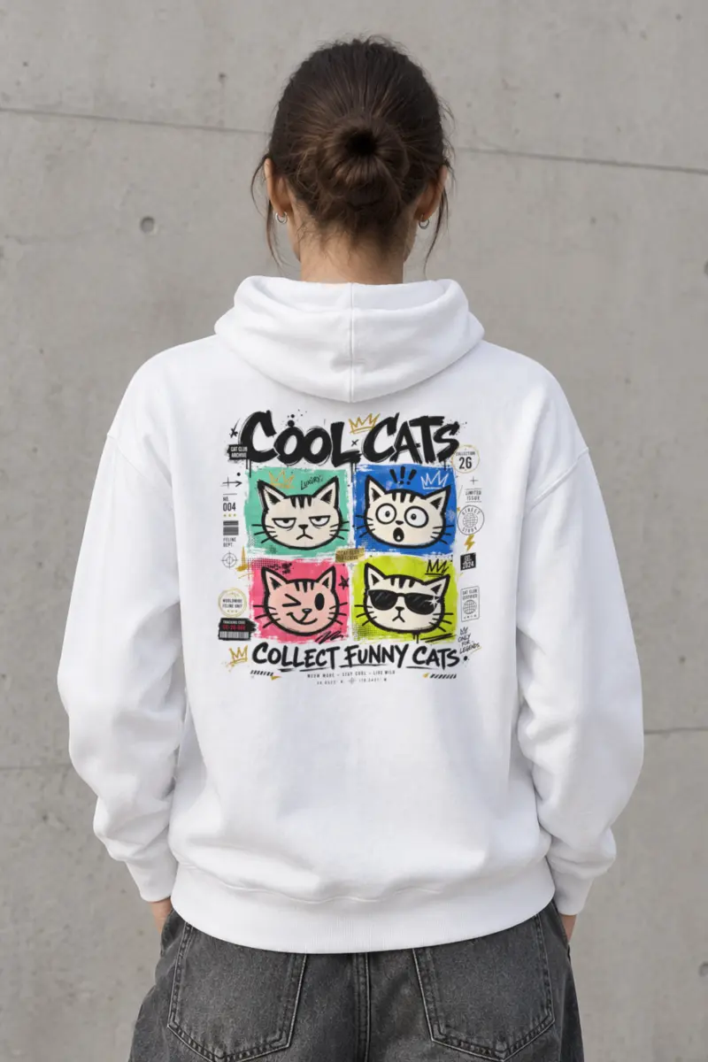 "Cool Cats Archive" Heavy Blend Unisex Pullover Hoodie