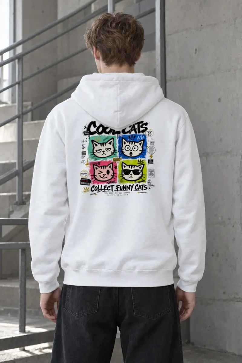 "Cool Cats Archive" Heavy Blend Unisex Pullover Hoodie