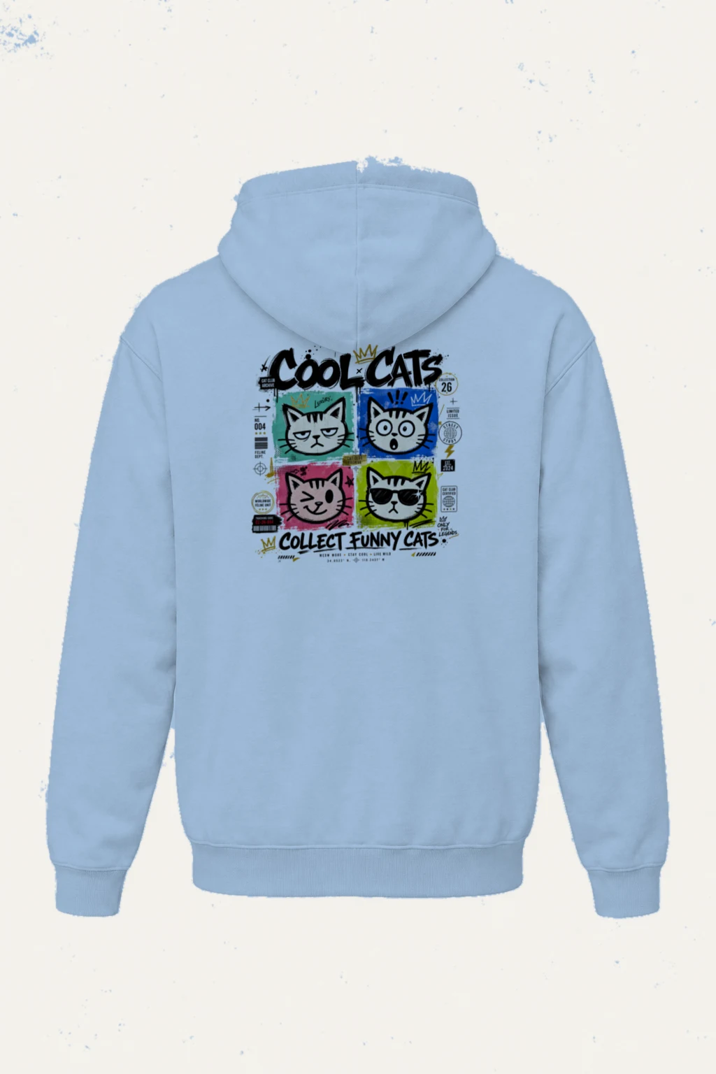 "Cool Cats Archive" Heavy Blend Unisex Pullover Hoodie | Gildan 18500