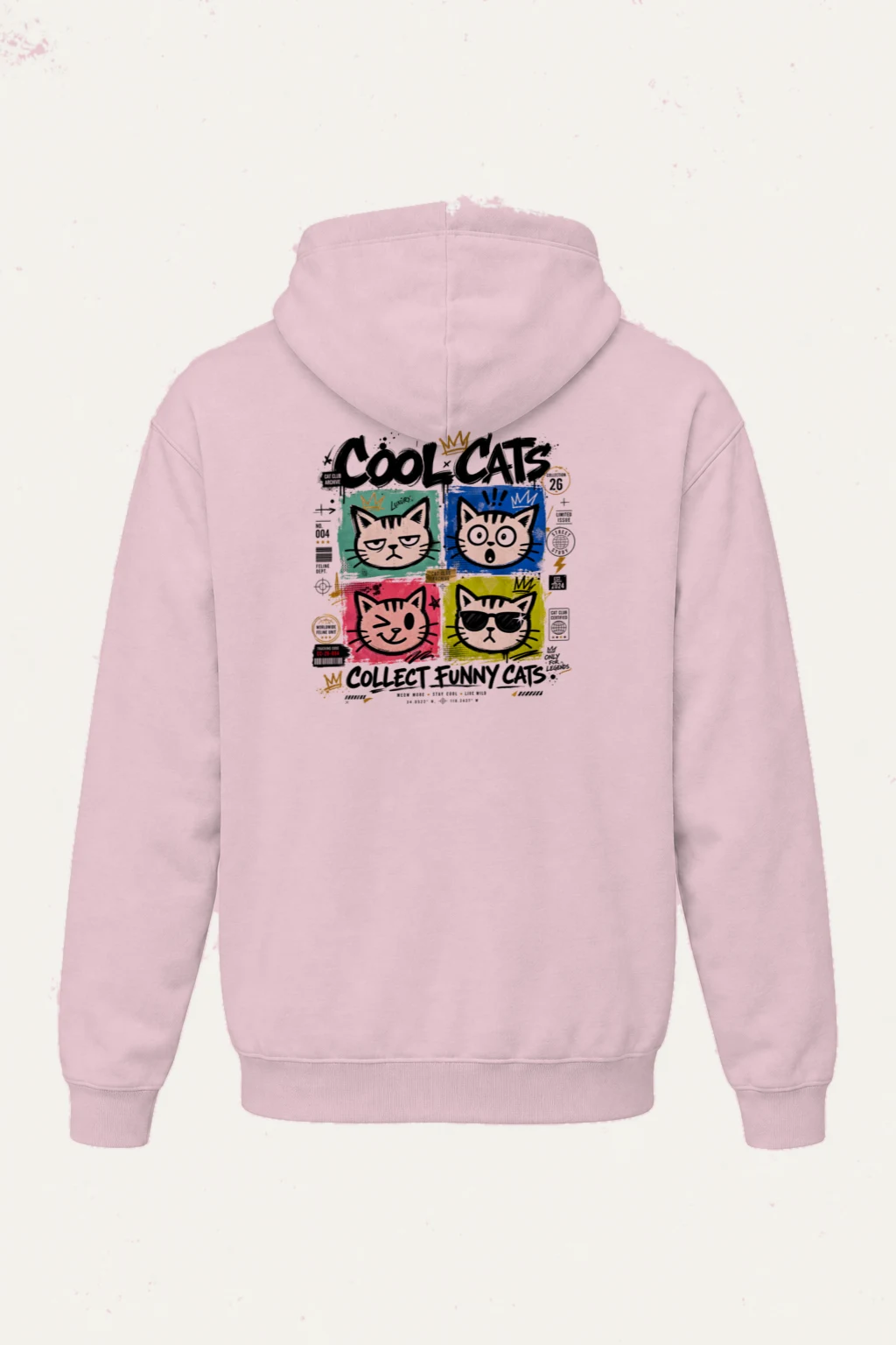 "Cool Cats Archive" Heavy Blend Unisex Pullover Hoodie | Gildan 18500