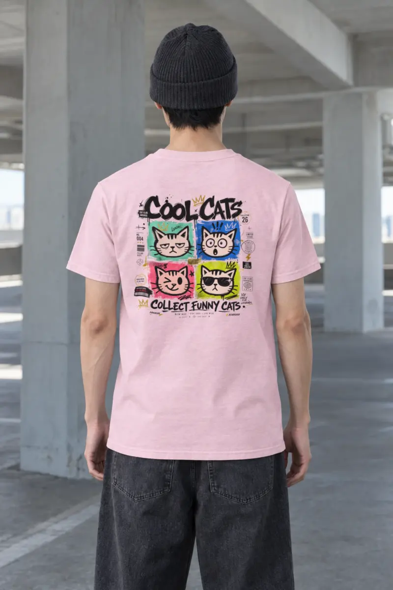 "Cool Cats Archive" Heavyweight Unisex Crewneck T-shirt