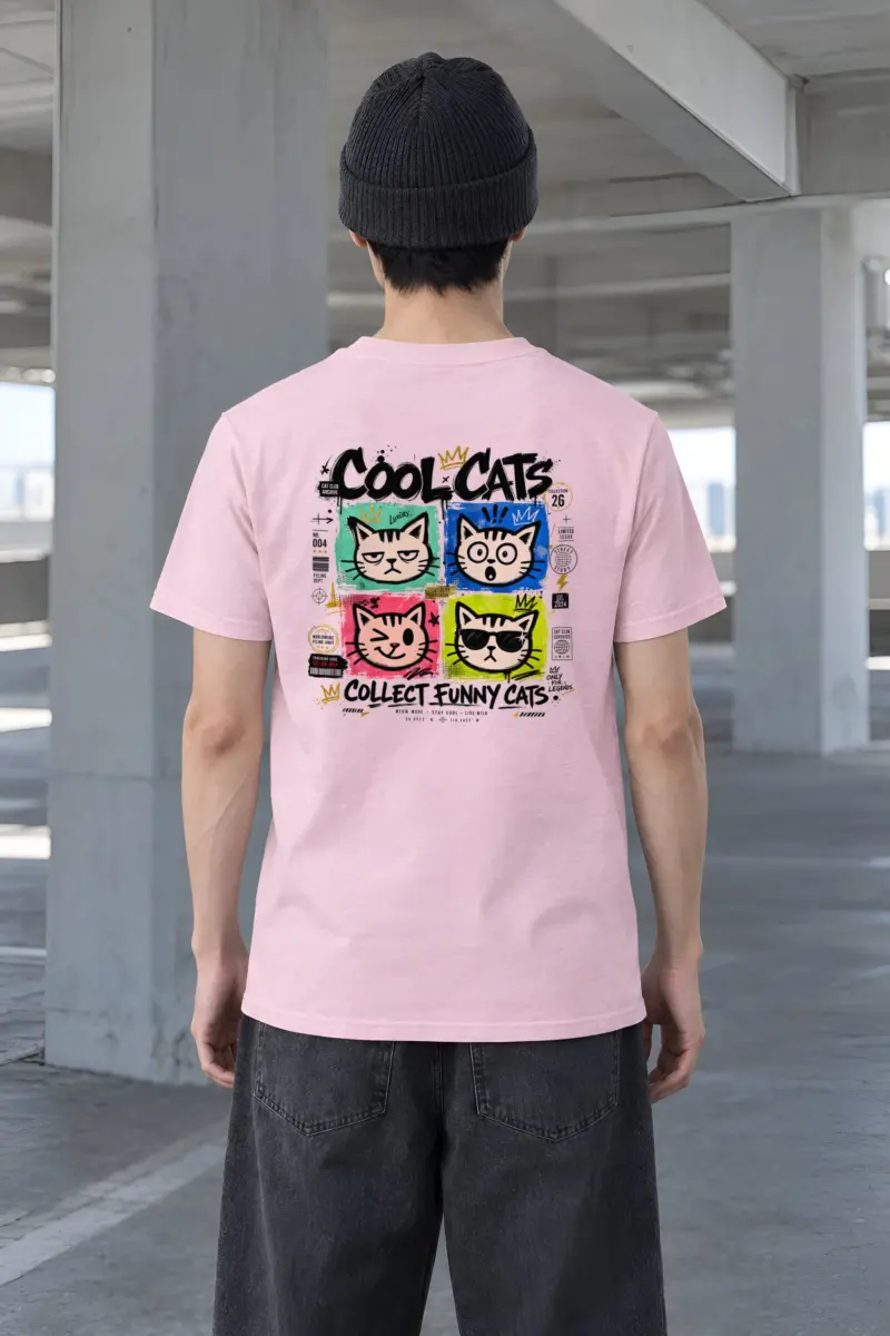 "Cool Cats Archive" Heavyweight Unisex Crewneck T-shirt