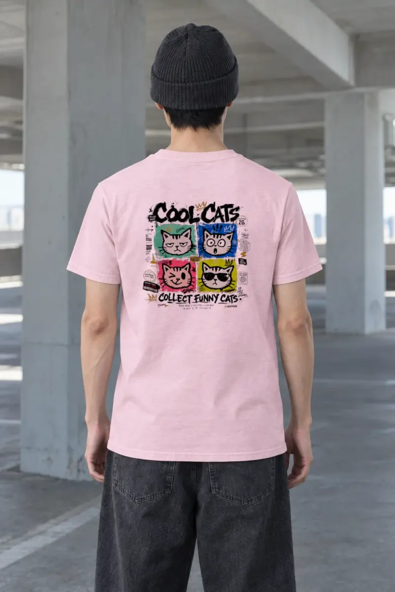 "Cool Cats Archive" Heavyweight Unisex Crewneck T-shirt