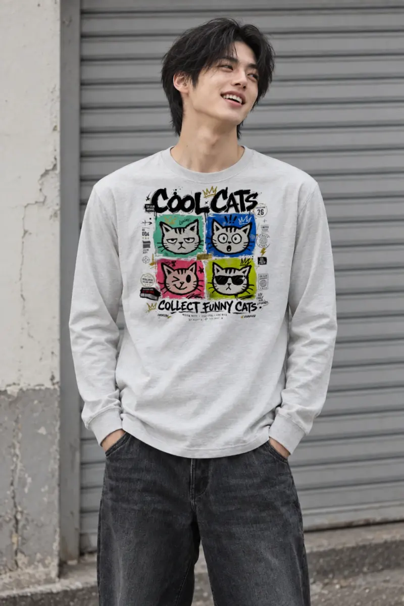 "Cool Cats Archive" Unisex Longsleeve T-shirt