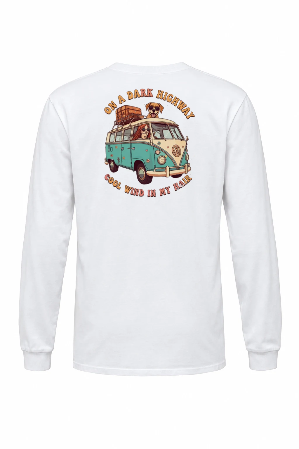 "Cool Wind Highway" Unisex Longsleeve T-shirt | Gildan 2400