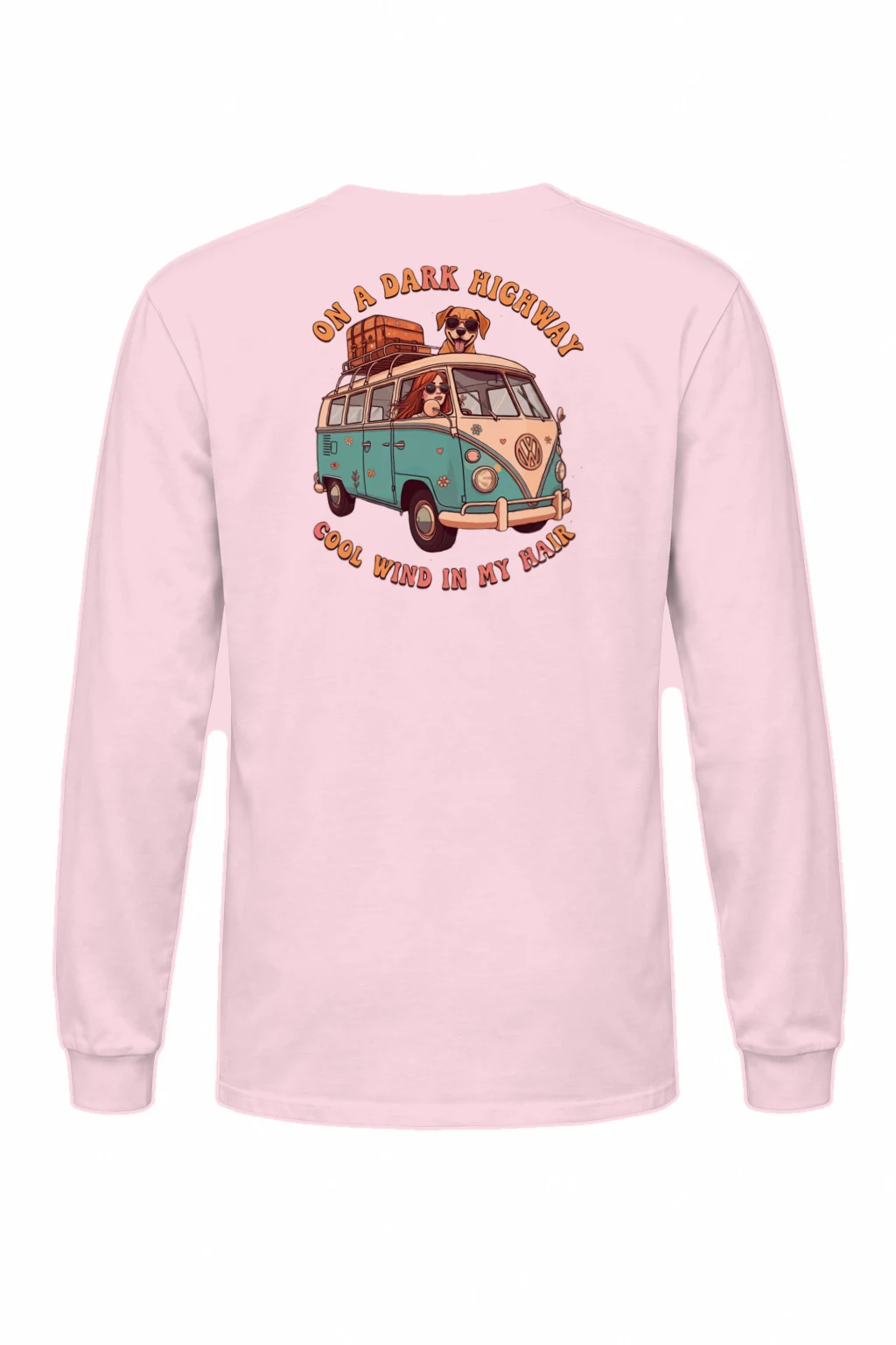 "Cool Wind Highway" Unisex Longsleeve T-shirt | Gildan 2400