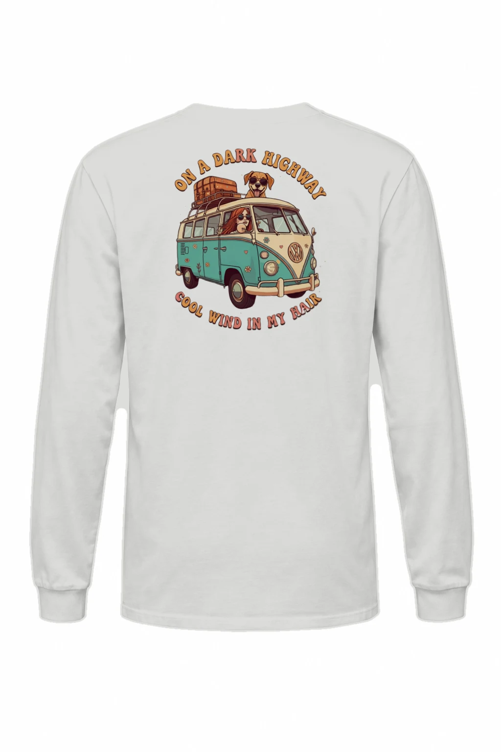 "Cool Wind Highway" Unisex Longsleeve T-shirt | Gildan 2400