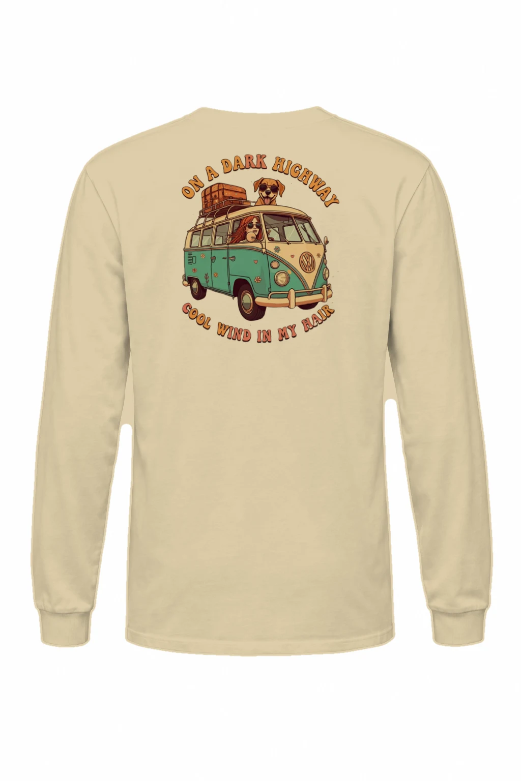 "Cool Wind Highway" Unisex Longsleeve T-shirt | Gildan 2400