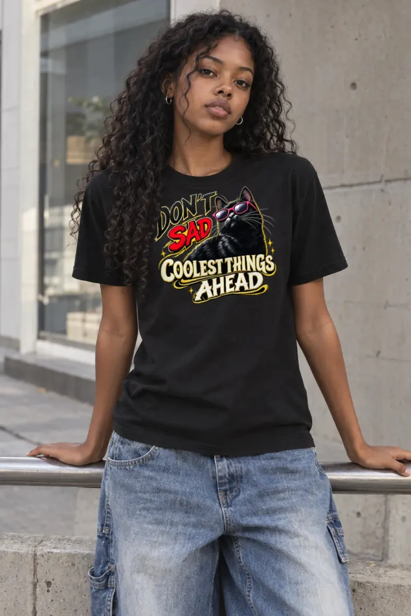 "Coolest Things Ahead" Heavyweight Unisex Crewneck T-shirt